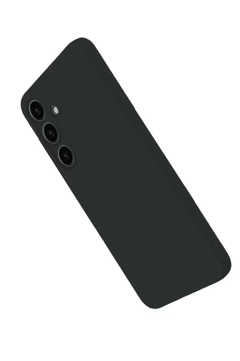 Mey İthalat® Samsung Galaxy S25 Plus Kılıf Nano içi Kadife Silikon - Siyah