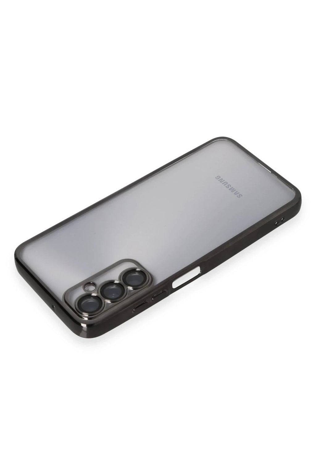 Mey İthalat® Samsung Galaxy A05S Kılıf Lensli Silikon - Siyah