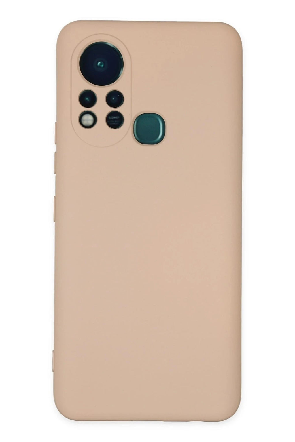 Mey İthalat® İnfinix Hot 11s Kılıf Nano içi Kadife Silikon - Pudra