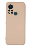Mey İthalat® İnfinix Hot 11s Kılıf Nano içi Kadife Silikon - Pudra