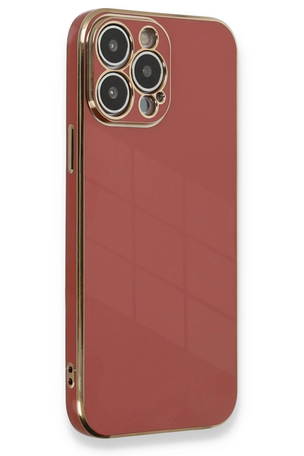 Mey İthalat® iPhone 13 Pro Kılıf Volet Silikon - Kırmızı