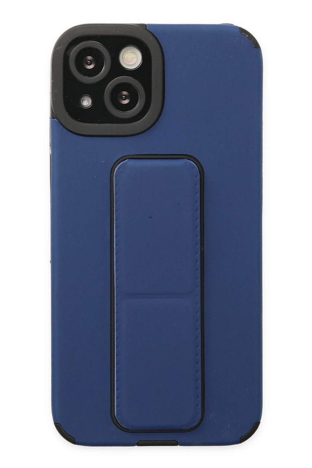 Mey İthalat® iPhone 14 Plus Kılıf Mega Standlı Silikon - Mavi