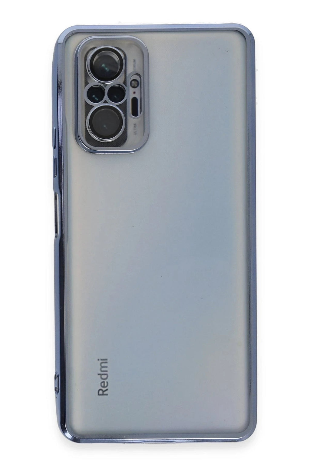 Mey İthalat® Redmi Note 10 Pro Kılıf Lensli Silikon - Açık Mavi