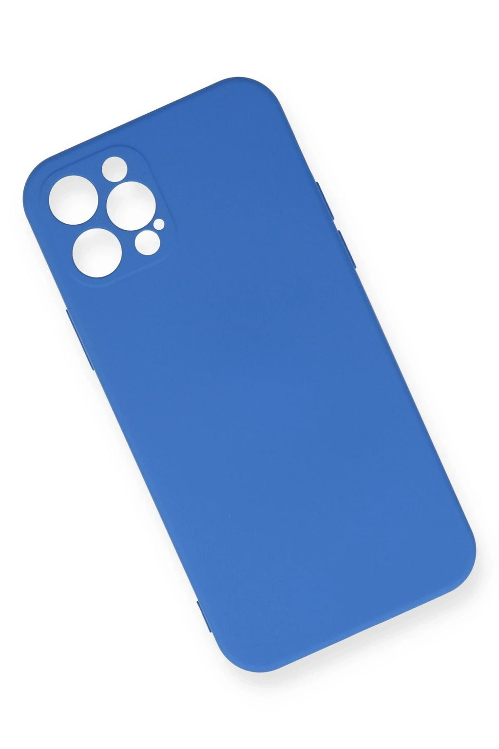 Mey İthalat® iPhone 12 Pro Max Kılıf Nano içi Kadife Silikon - Mavi