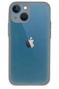 Mey İthalat® iPhone 15 Plus Kılıf Montreal Silikon Kapak - Gri