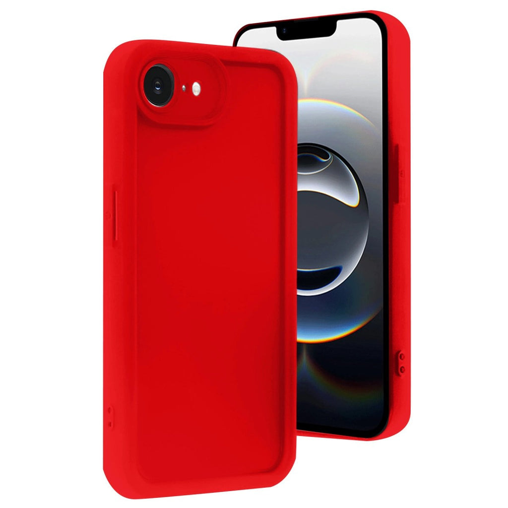Mey İthalat® iPhone 16E Kılıf Viera Silikon - Kırmızı