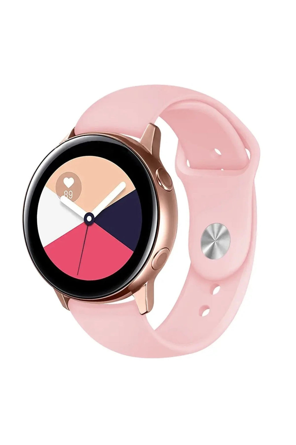 Mey İthalat® Watch 22mm Klasik Kordon - Pembe