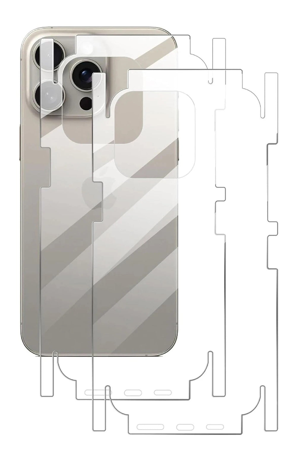 Mey İthalat® iPhone 17 Pro Max 360 Mat Full Body Arka Koruyucu