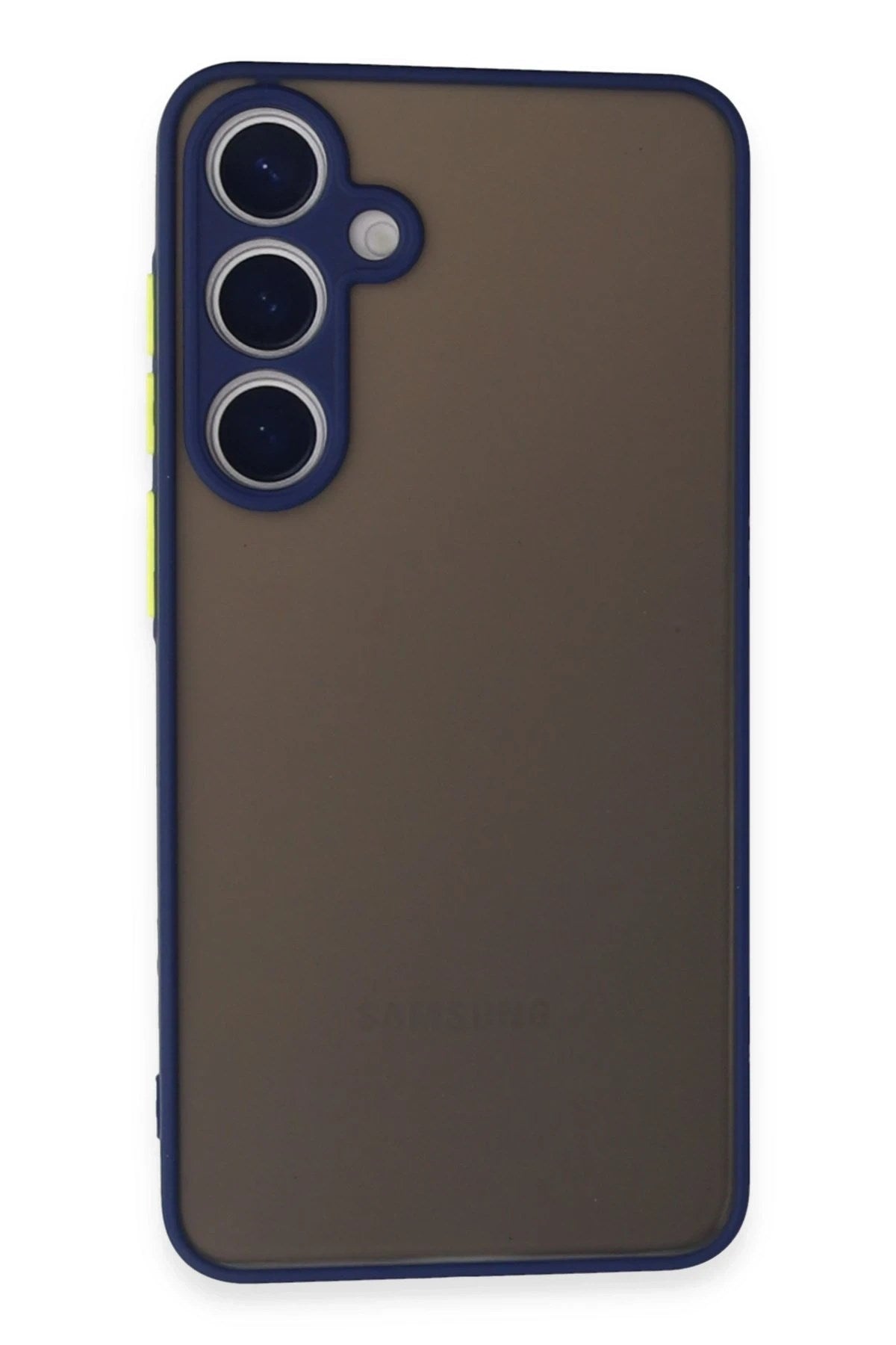 Mey İthalat® Samsung Galaxy S24 Kılıf Montreal Silikon Kapak - Lacivert