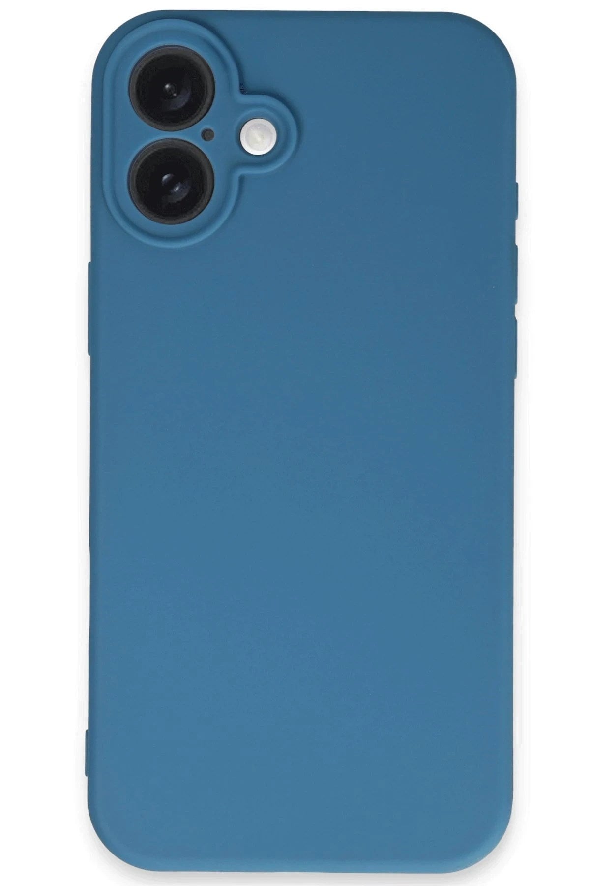 Mey İthalat® iPhone 16 Plus Kılıf First Silikon - Mavi