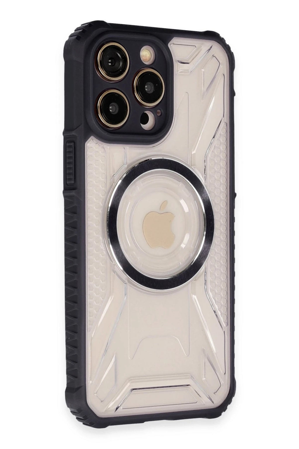 Mey İthalat® iPhone 13 Pro Kılıf Prag Magneticsafe Kapak - Siyah