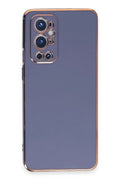 Mey İthalat® One Plus 9 Pro Kılıf Volet Silikon - Mavi