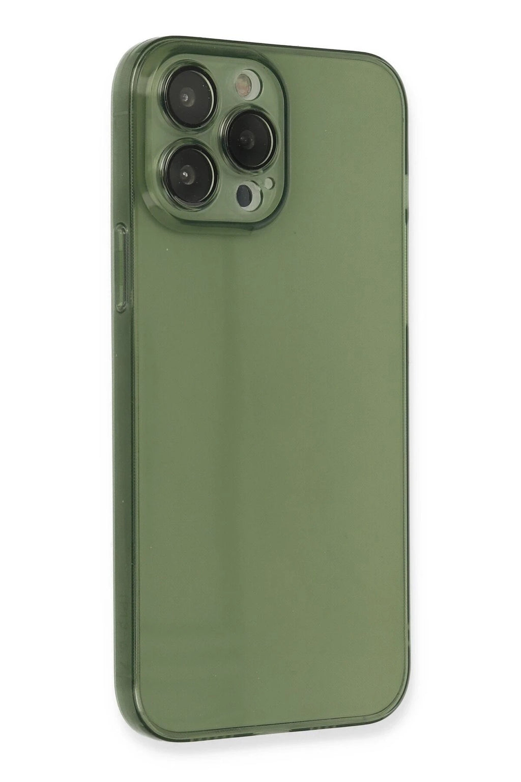 Mey İthalat® iPhone 13 Pro Kılıf Fly Lens Silikon - Yeşil