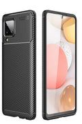 Mey İthalat® Samsung Galaxy A22 Kılıf Auto Focus Karbon Kapak - Siyah