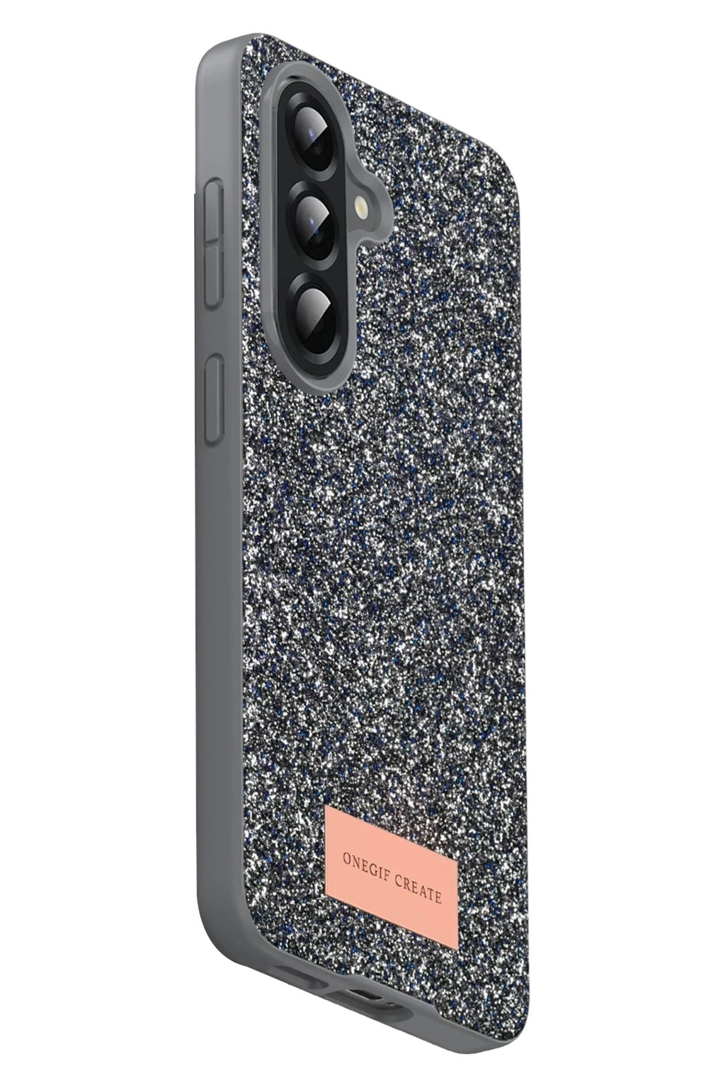 Mey İthalat® Samsung Galaxy A17 5G Bright Simli Kapak - Gümüş