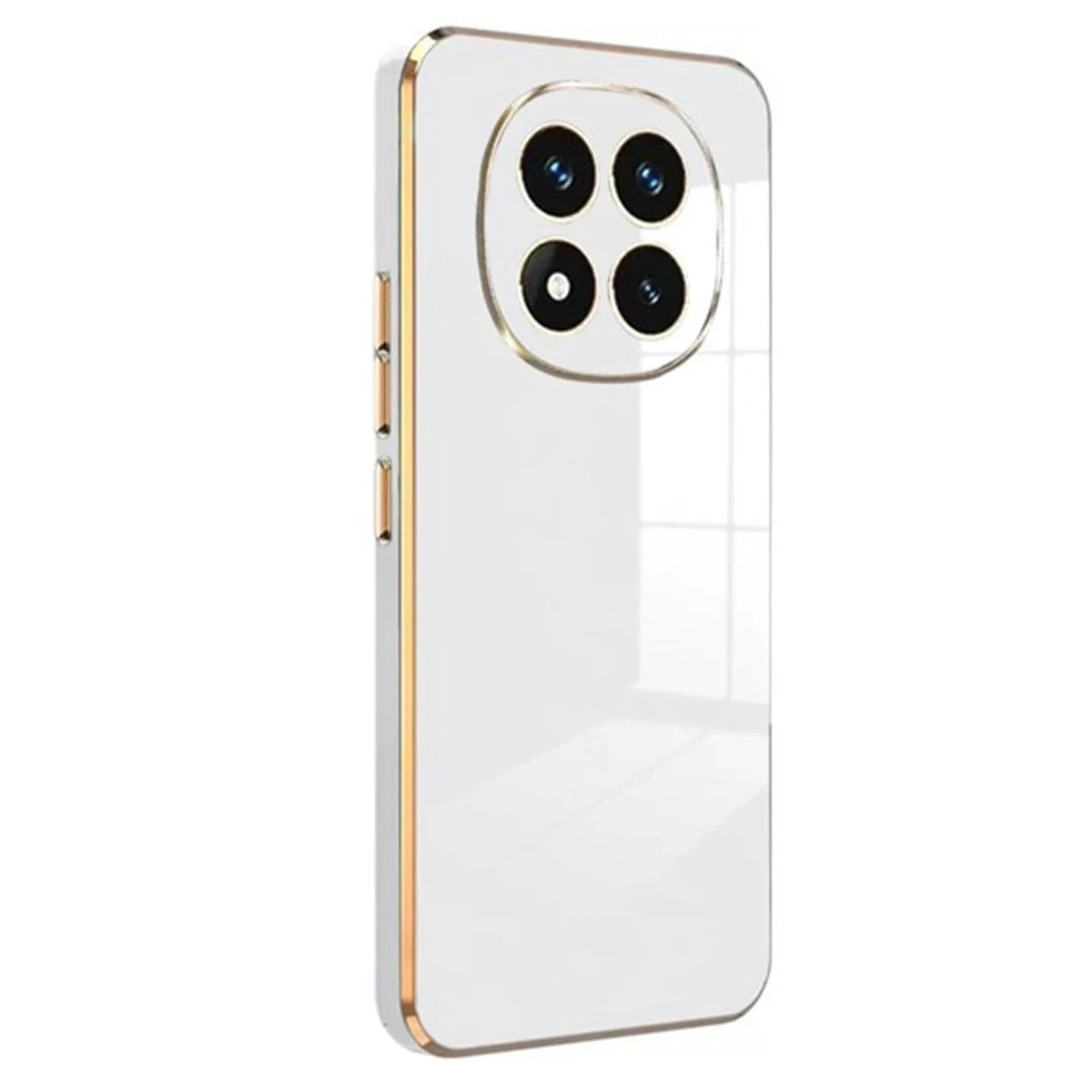 Mey İthalat® Redmi Note 14 Pro 4G Kılıf Volet Silikon - Beyaz