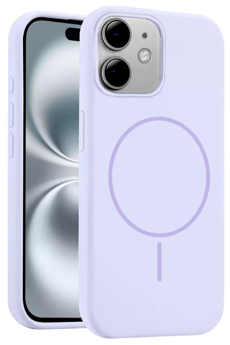 Mey İthalat® iPhone 11 Kılıf Jully Magsafe Kapak - Lila