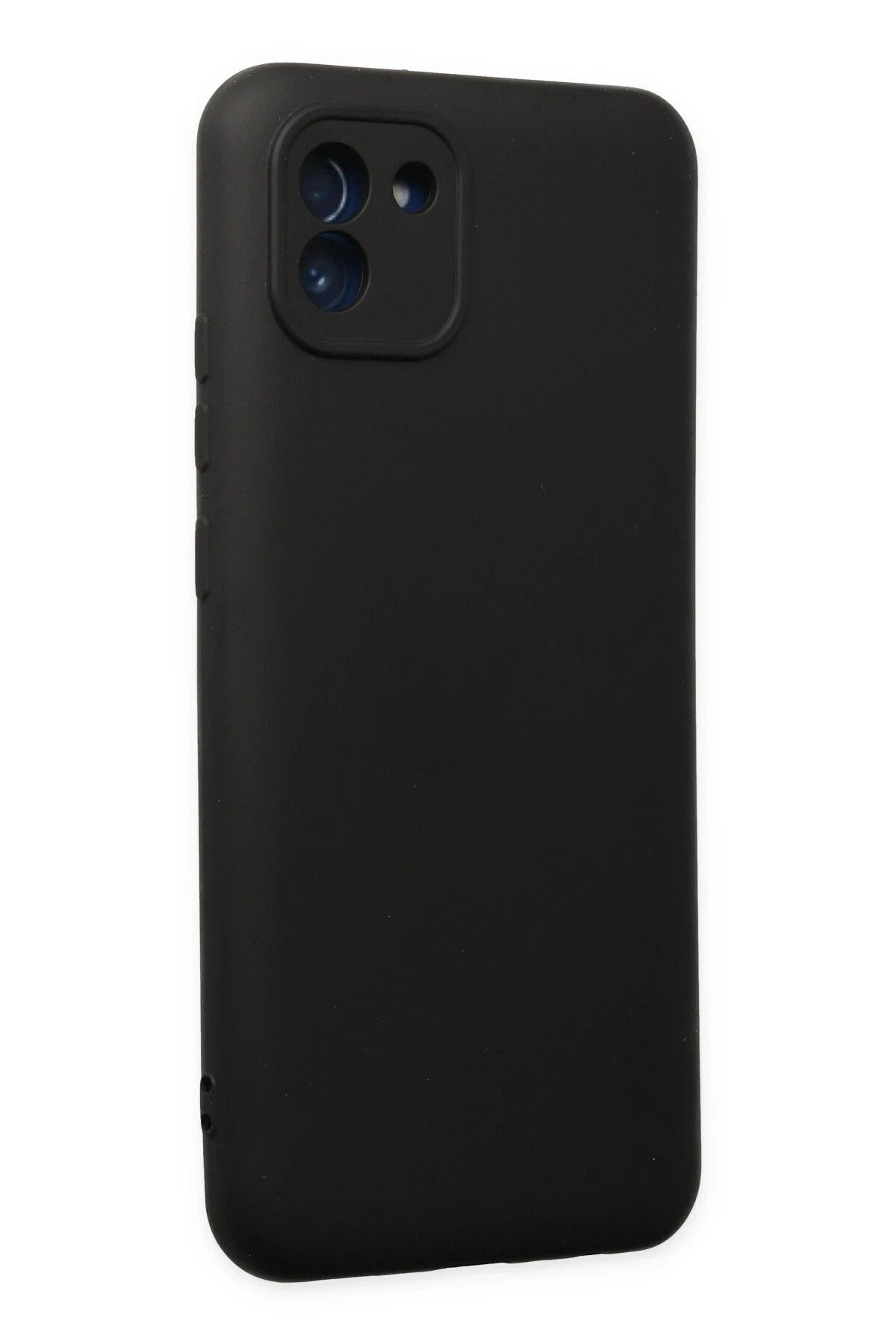 Mey İthalat® Samsung Galaxy A03 Kılıf Nano içi Kadife Silikon - Siyah