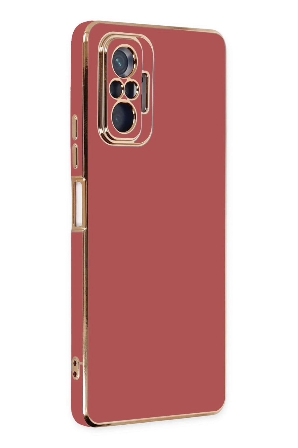 Mey İthalat® Redmi Note 10 Pro Kılıf Volet Silikon - Kırmızı
