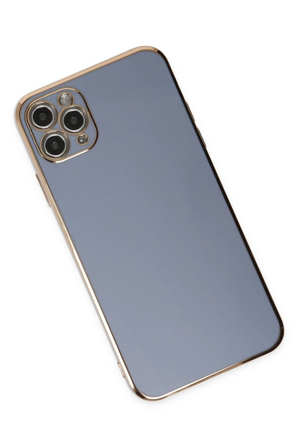 Mey İthalat® iPhone 11 Pro Max Kılıf Volet Silikon - Mavi