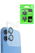 Mey İthalat® iPhone 16 Plus Raze Metal Kamera Lens - Lacivert