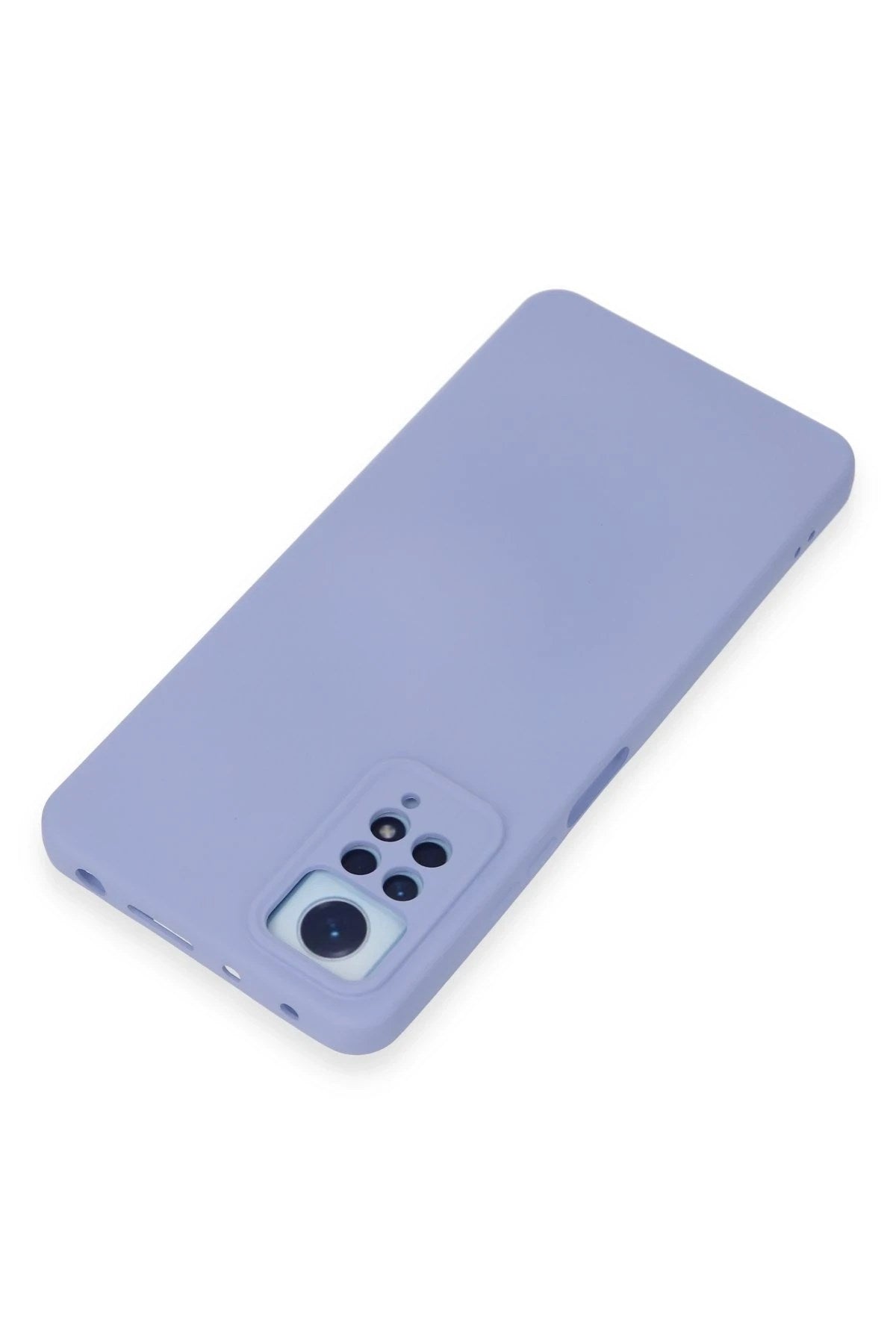 Mey İthalat® Redmi Note 12 Pro 4G Kılıf Nano içi Kadife Silikon - Lila