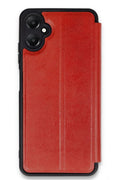 Mey İthalat® Samsung Galaxy A05 Kılıf Flip Cover - Kırmızı