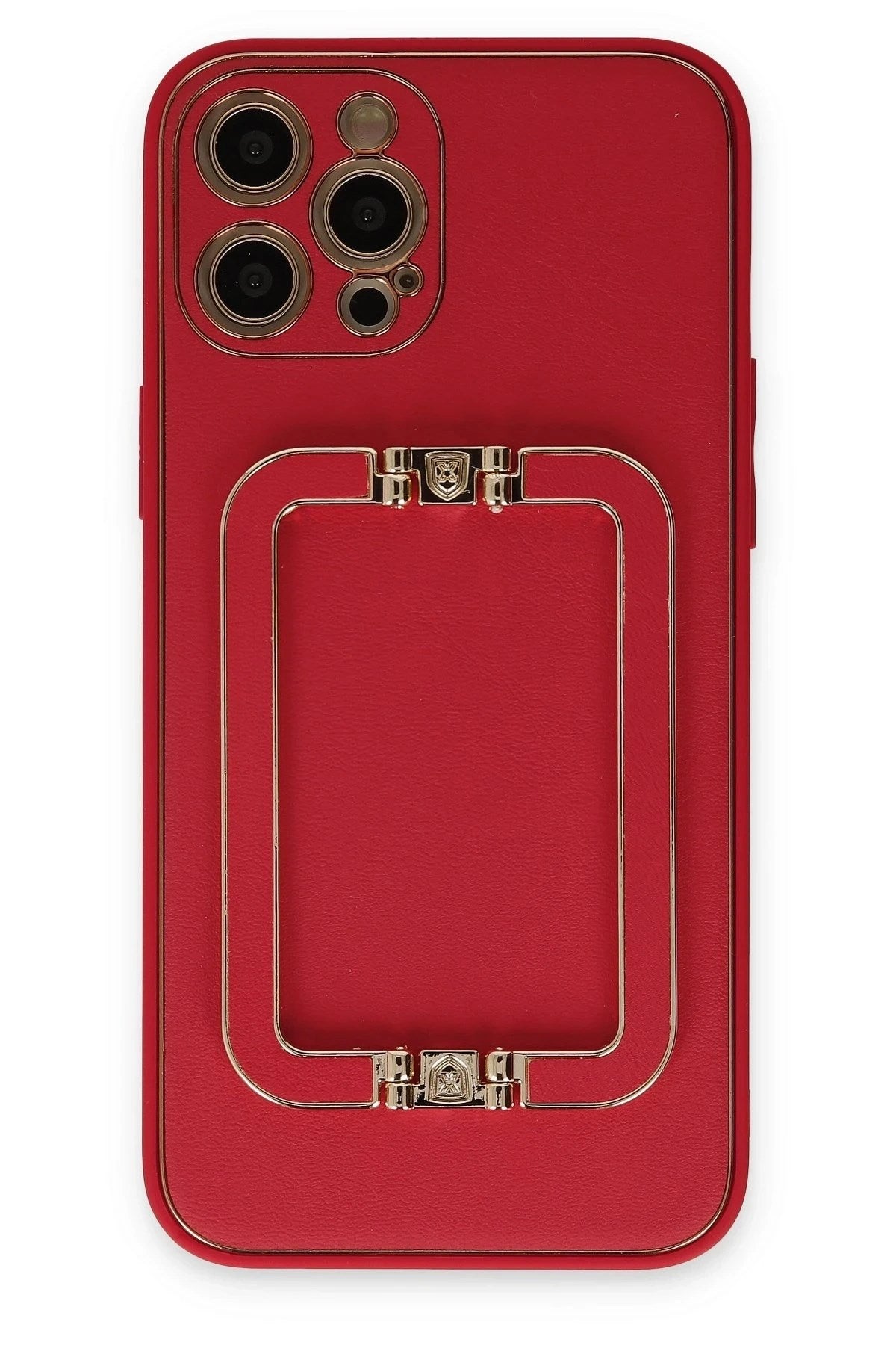 Mey İthalat® iPhone 12 Pro Kılıf Coco Elit Kapak - Kırmızı