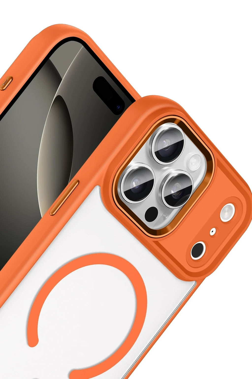 Mey İthalat® iPhone 17 Pro Max Terea Magsafe Kapak - Turuncu