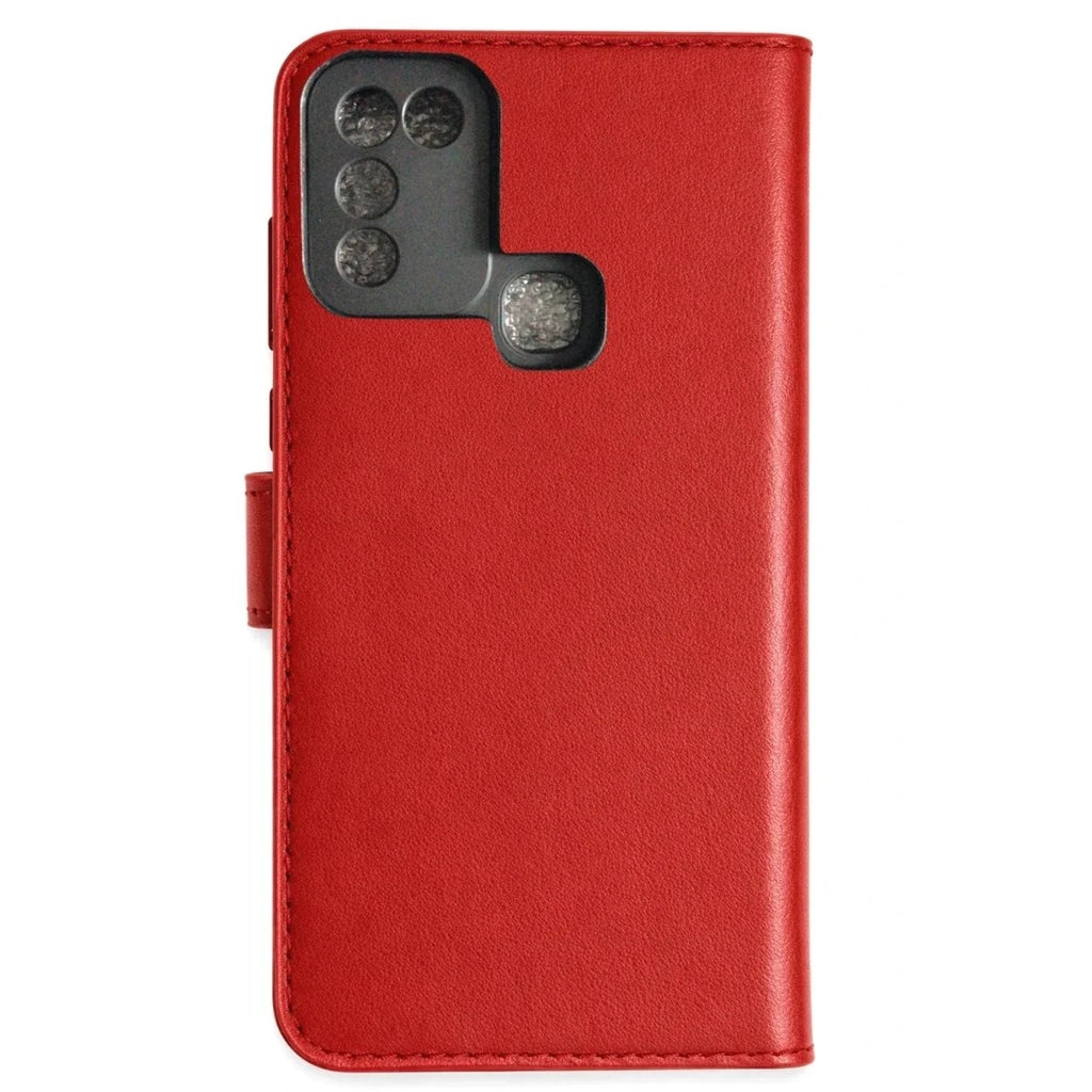 Mey İthalat® İnfinix Hot 10 Play Kılıf Trend S Plus Kapaklı Kılıf - Kırmızı
