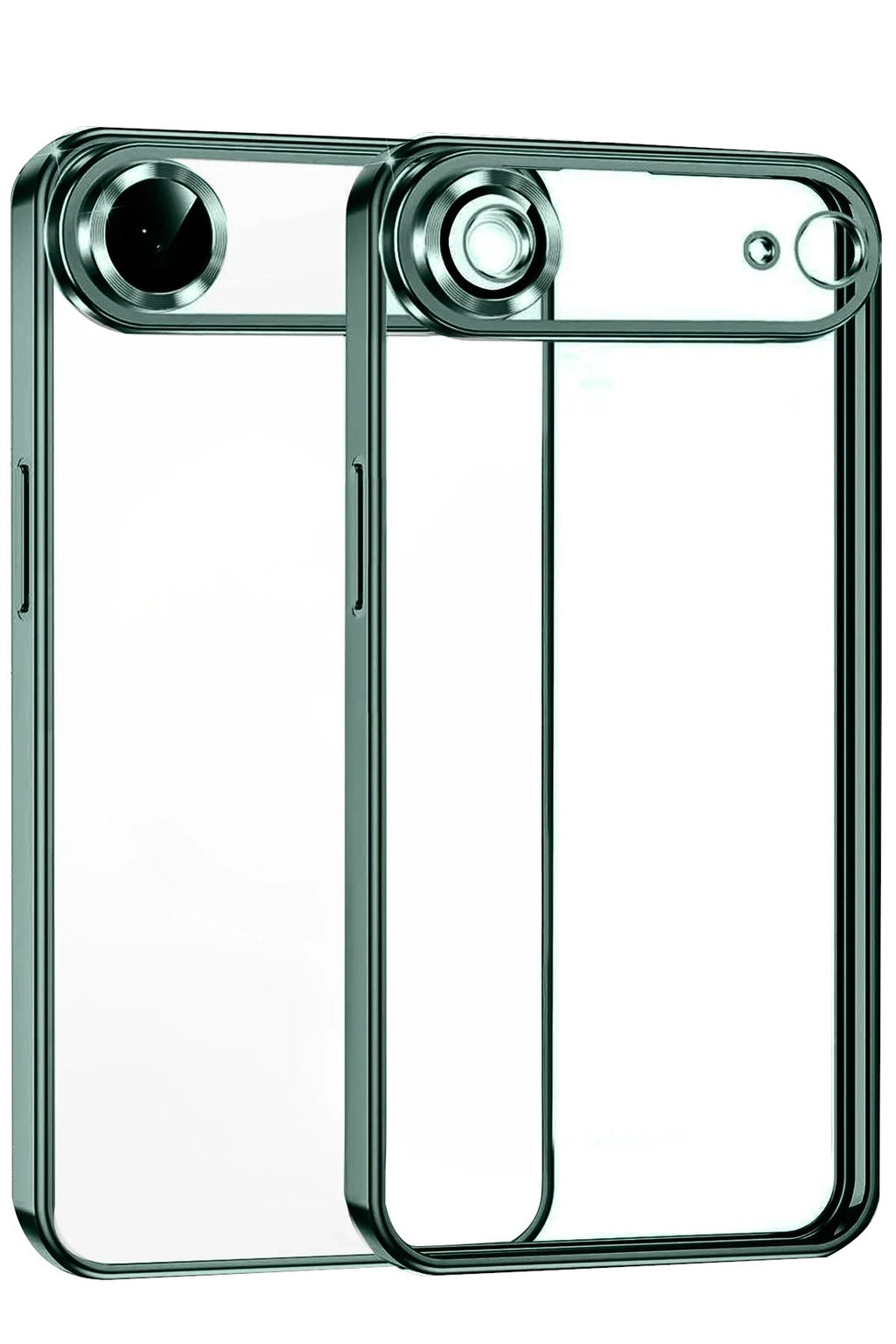 Mey İthalat® iPhone 17 Air Lensli Silikon - Yeşil