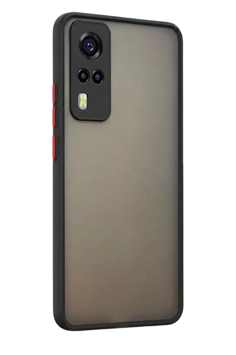 Mey İthalat® Vivo Y53S Kılıf Montreal Silikon Kapak - Siyah