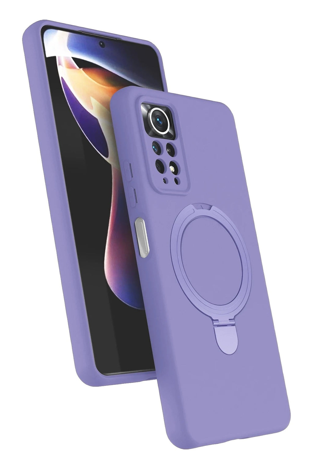 Mey İthalat® Redmi Note 12 Pro 4G Regal Magsafe Standlı Kapak - Lila