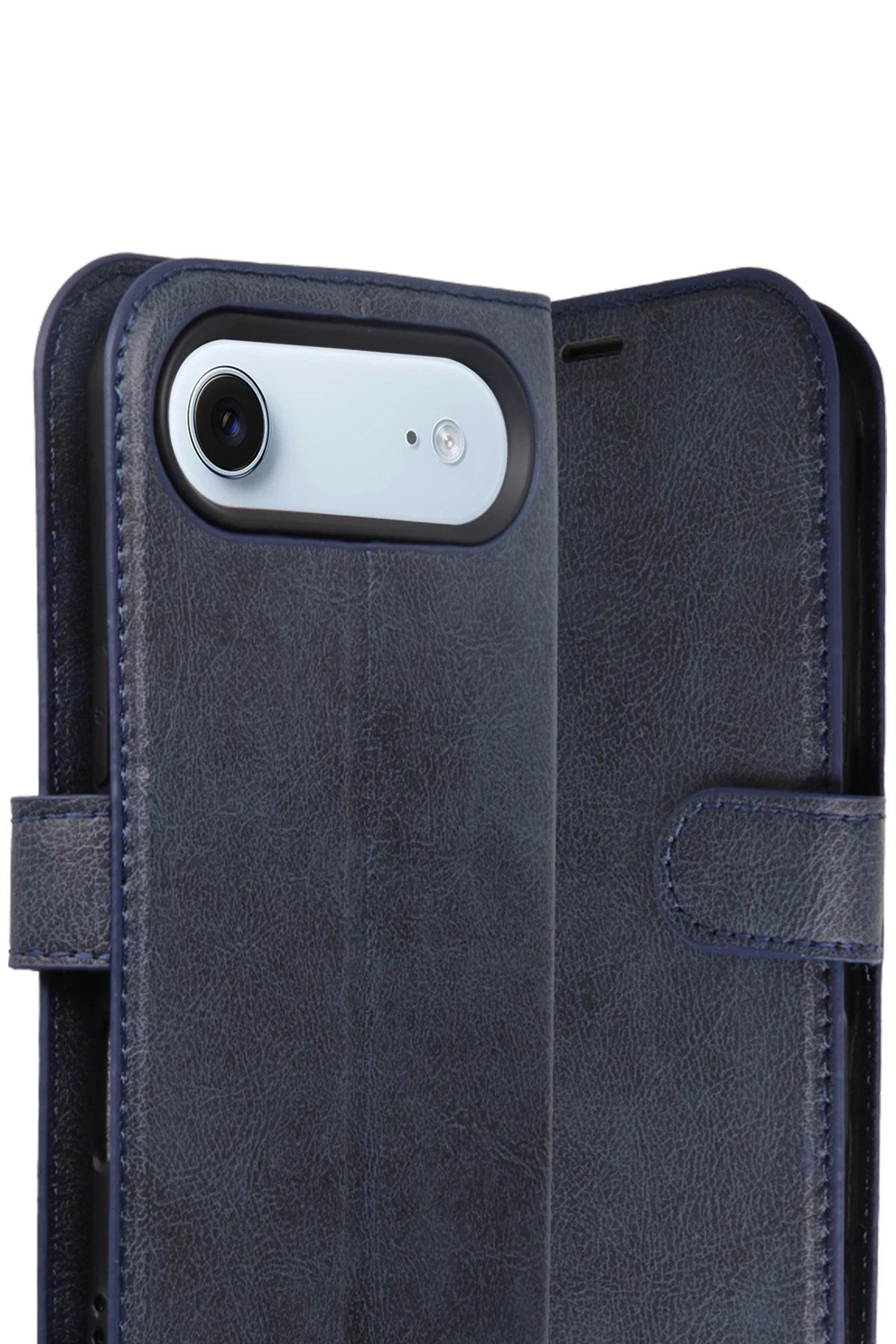 Mey İthalat® iPhone 17 Air Trend S Plus Kapaklı Kılıf - Lacivert