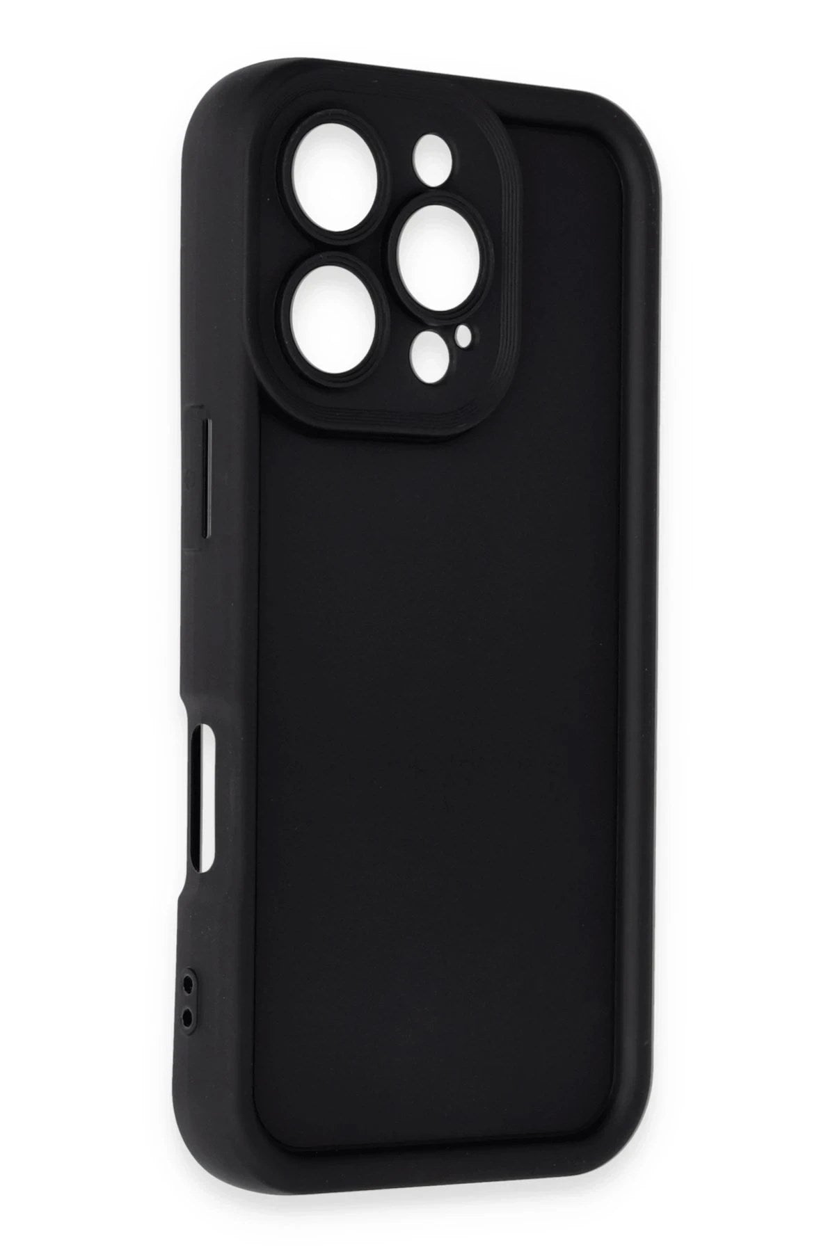Mey İthalat® iPhone 16 Pro Max Kılıf Viera Silikon - Siyah