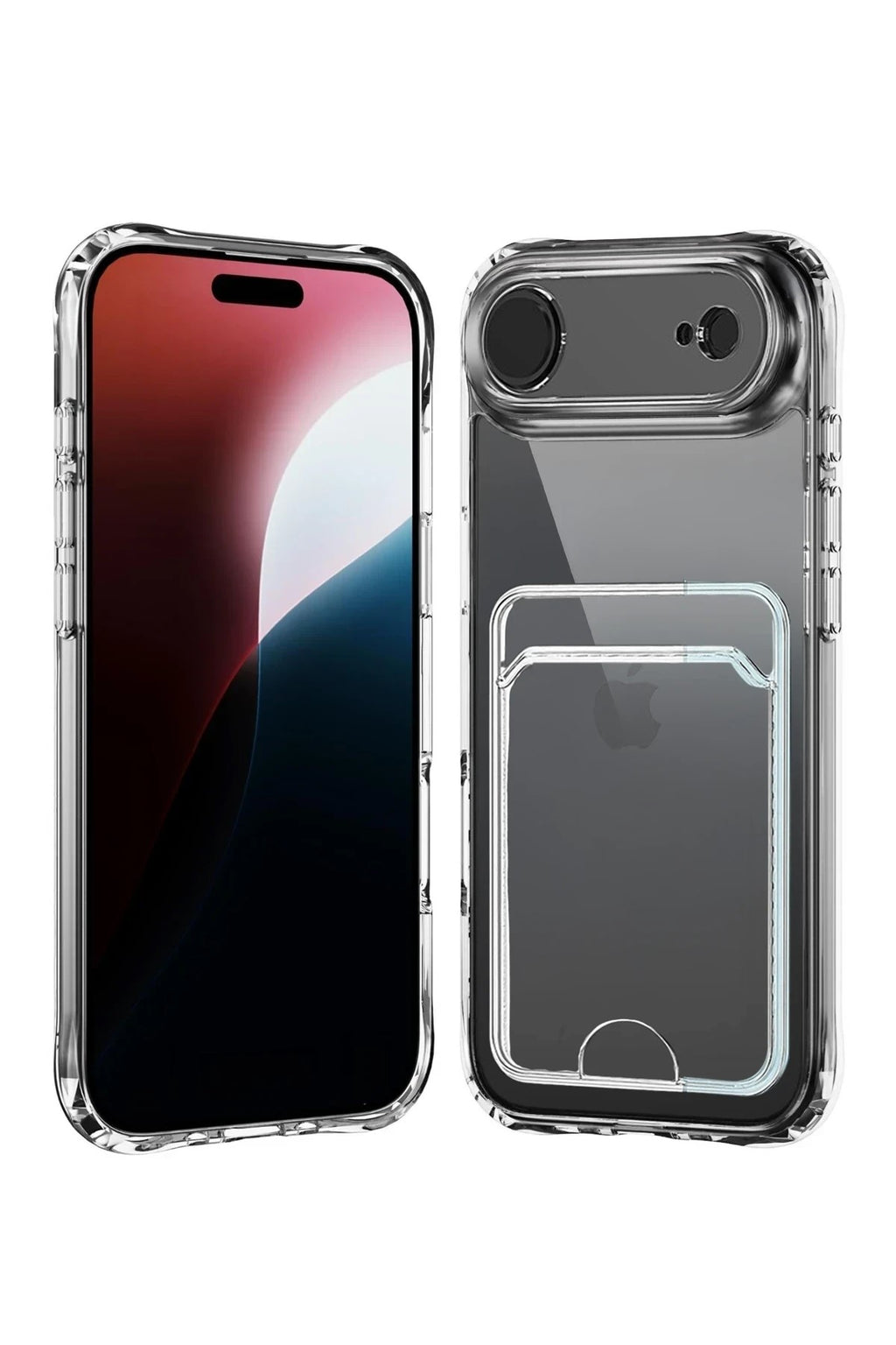 Mey İthalat® iPhone 17 Air Kart Şeffaf Silikon - Şeffaf