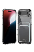 Mey İthalat® iPhone 17 Air Kart Şeffaf Silikon - Şeffaf