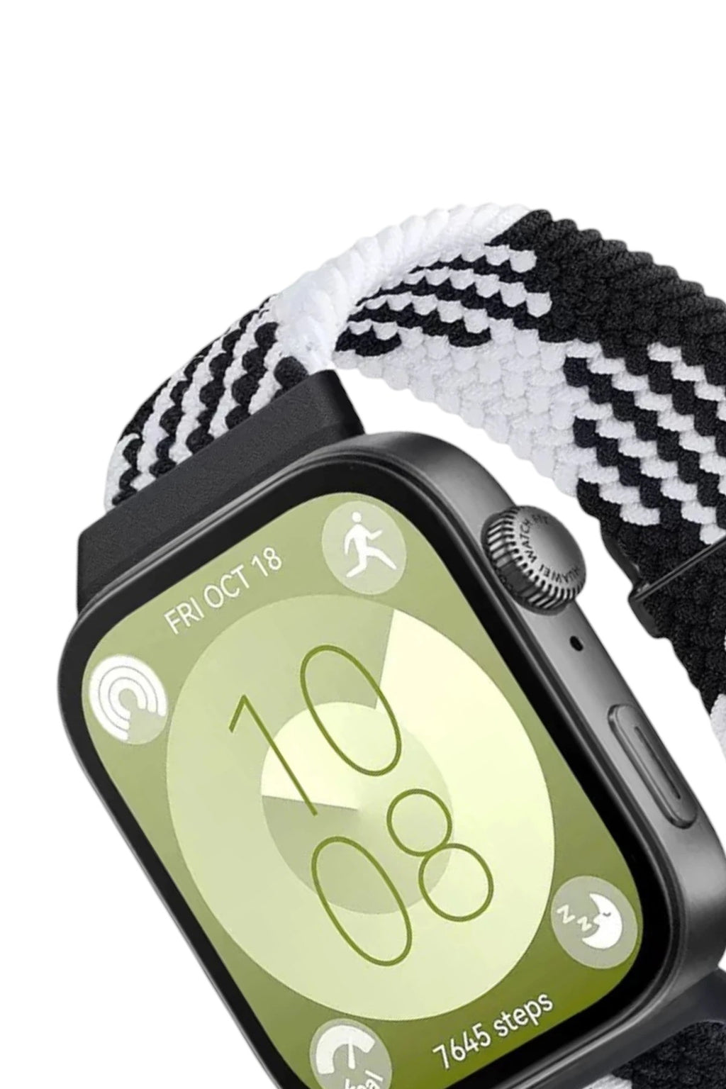 Mey İthalat® Huawei Fit 4 Star Kordon - Siyah-Beyaz