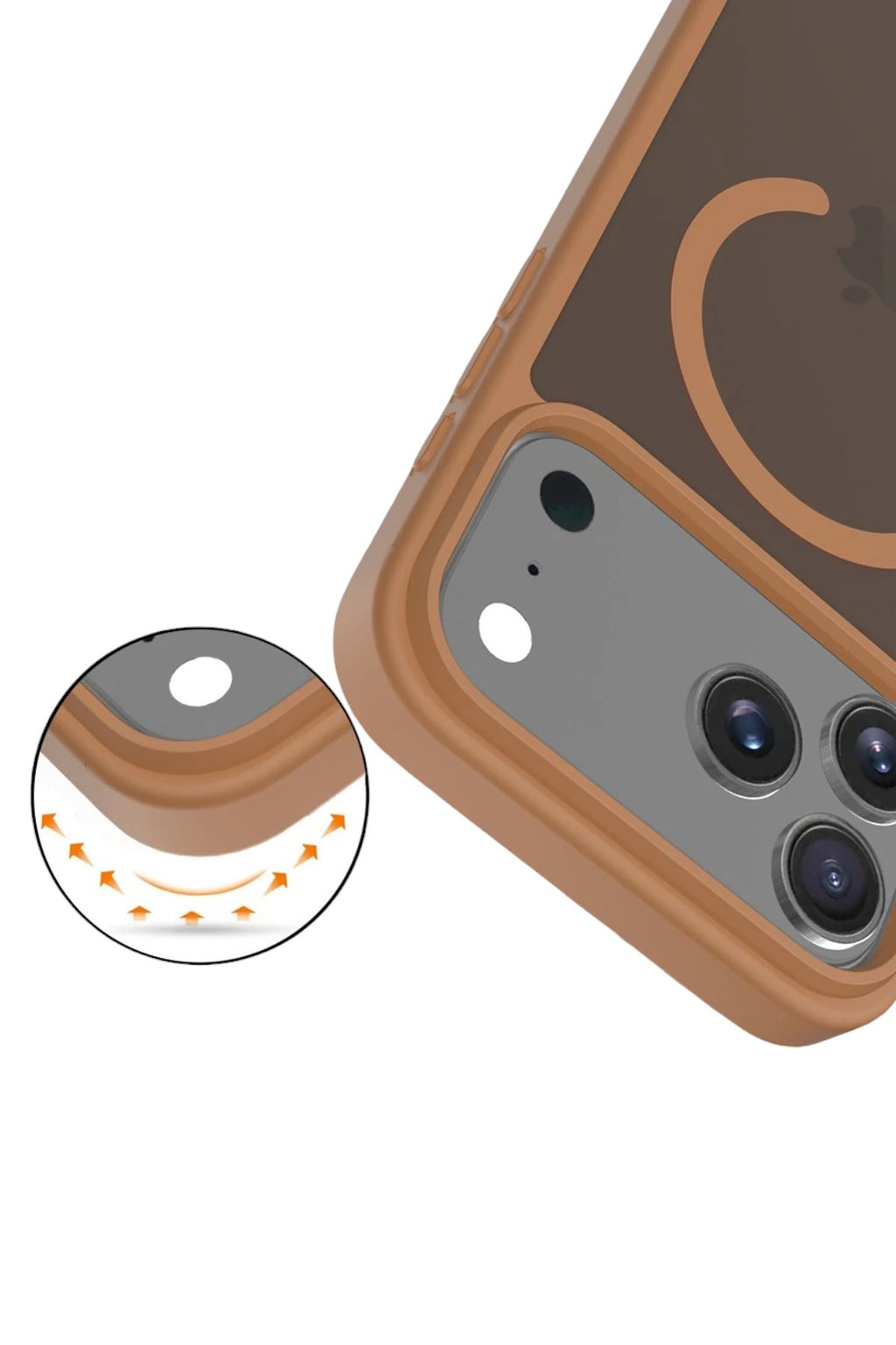 Mey İthalat® iPhone 17 Pro Max Jota Magsafe Kapak - Çöl Titanyum