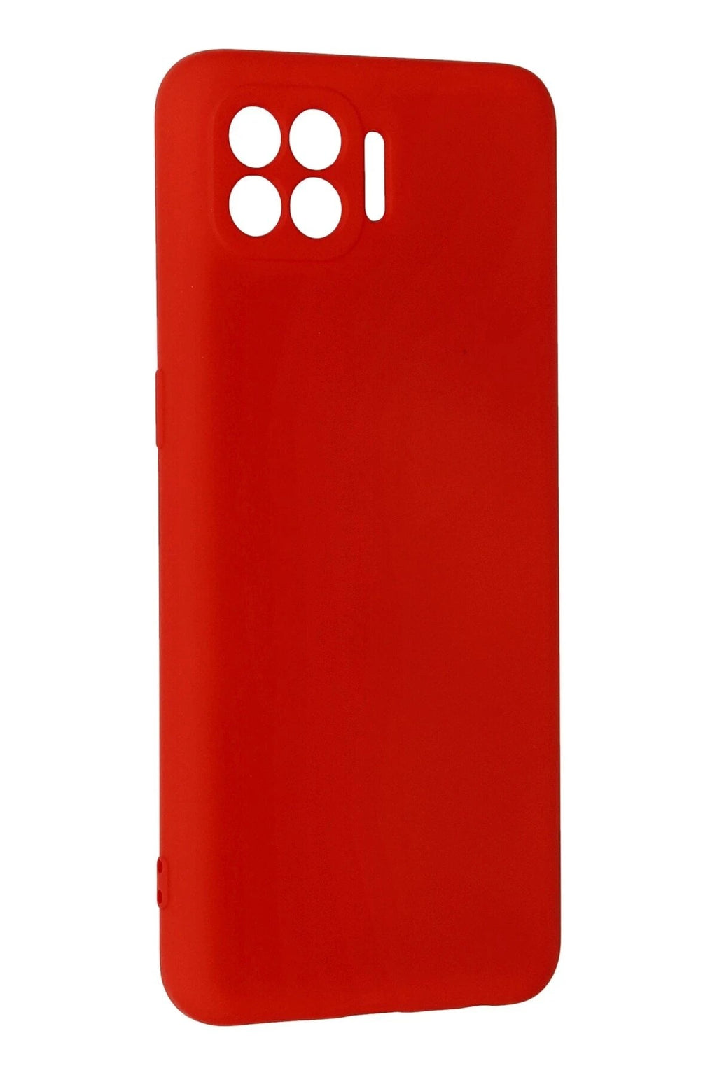 Mey İthalat® Reno 4 Lite Kılıf Nano içi Kadife Silikon - Kırmızı