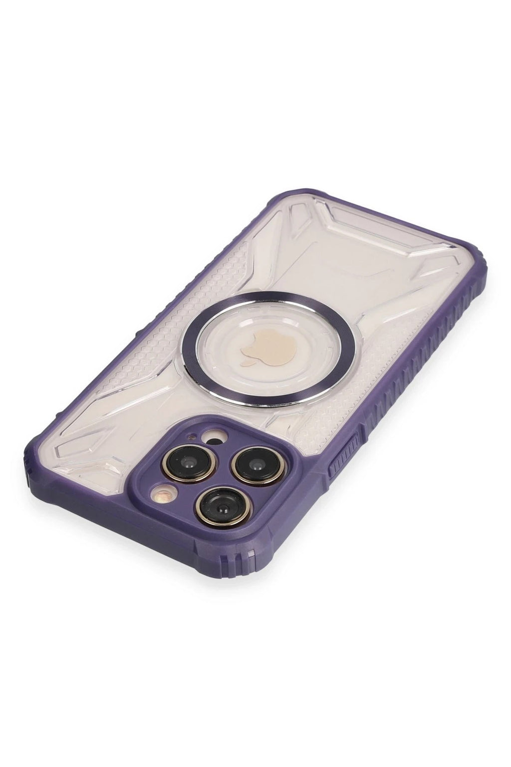 Mey İthalat® iPhone 13 Pro Max Kılıf Prag Magneticsafe Kapak - Derin Mor