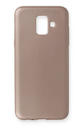 Mey İthalat® Samsung Galaxy A6 2018 Kılıf First Silikon - Rose Gold