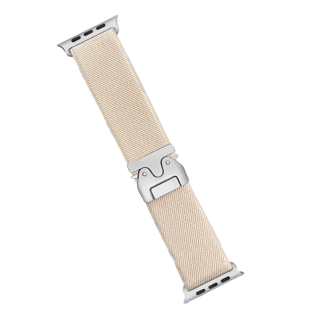 Mey İthalat® Watch 42mm Forest Kumaş Kordon - Krem