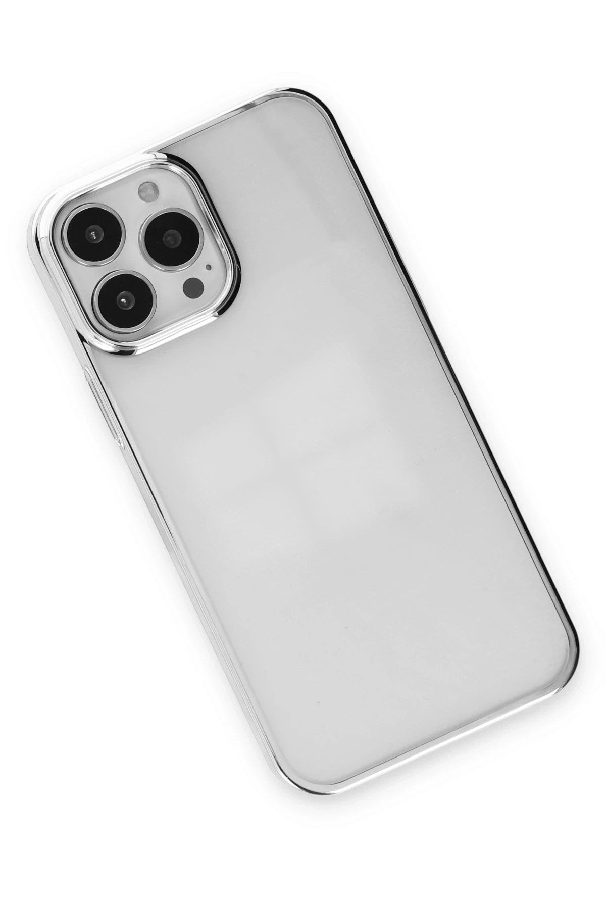 Mey İthalat® iPhone 14 Pro Kılıf Element Silikon - Gümüş