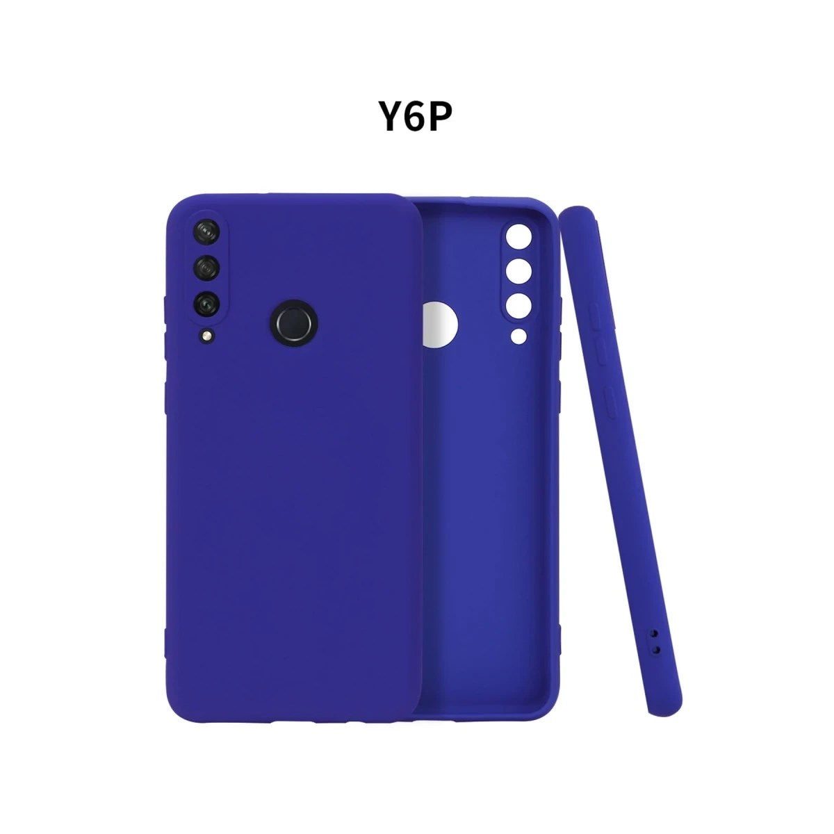 Mey İthalat® Huawei Y6P Kılıf First Silikon - Lacivert
