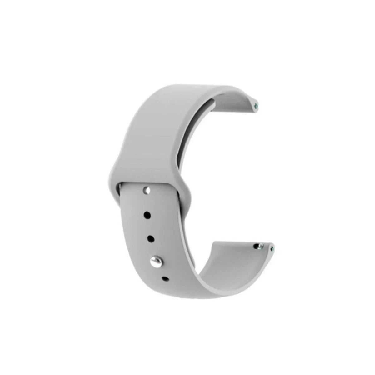 Mey İthalat® Huawei GT4 41mm 18mm Klasik Kordon - Açık Gri