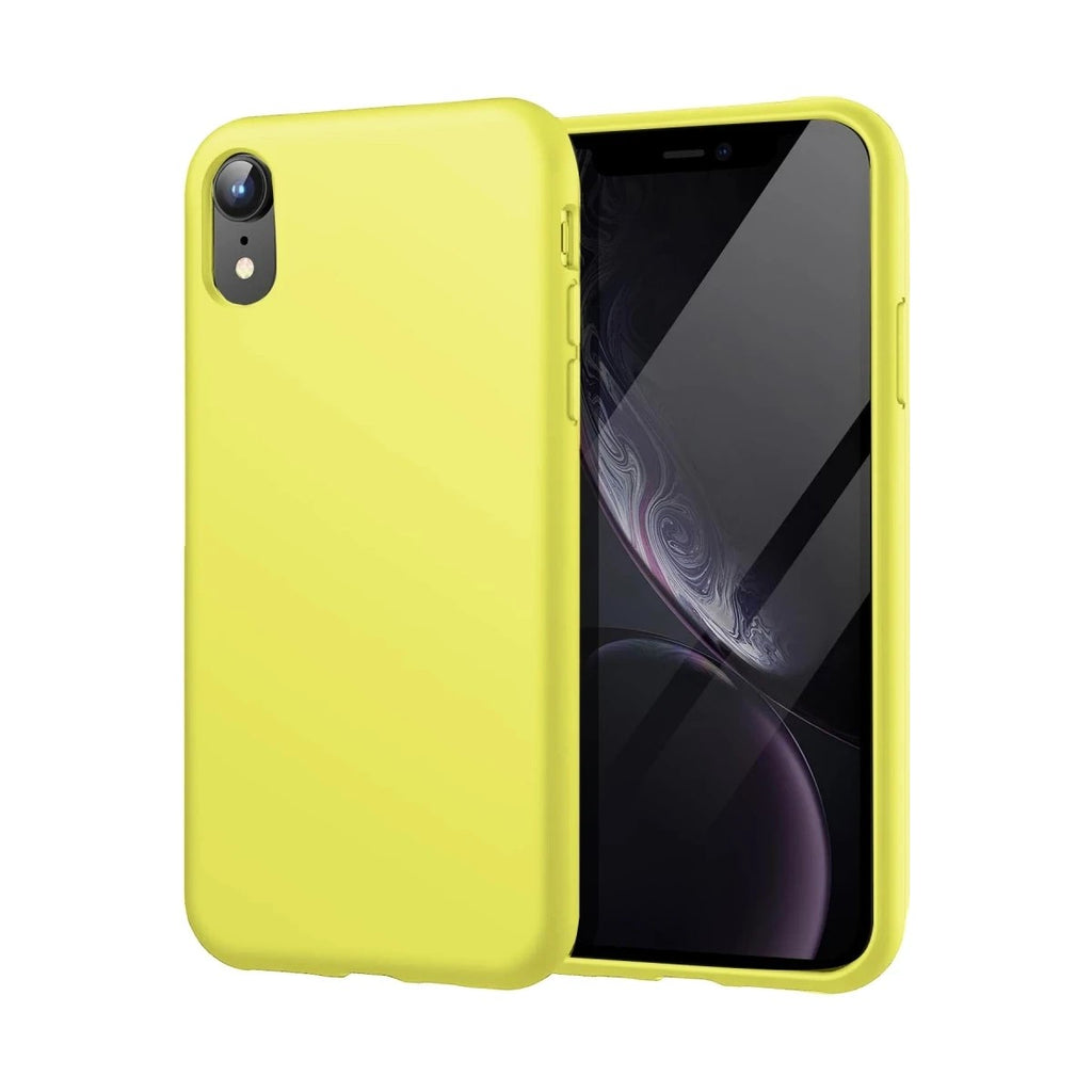 Mey İthalat® iPhone XR Kılıf First Silikon - Parlak Yeşil