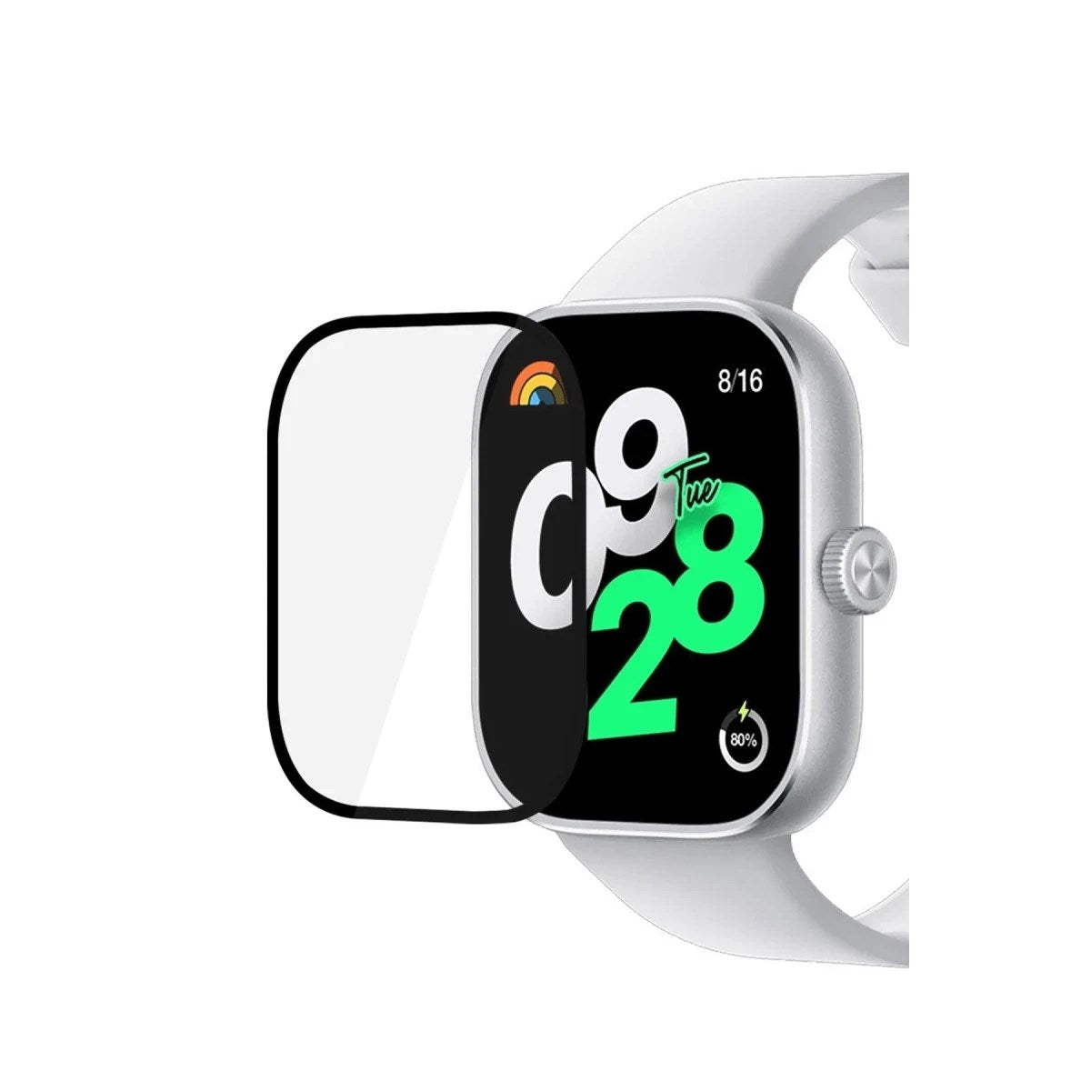 Mey İthalat® Redmi Watch 4 Polymer Nano Ekran Koruyucu - Şeffaf