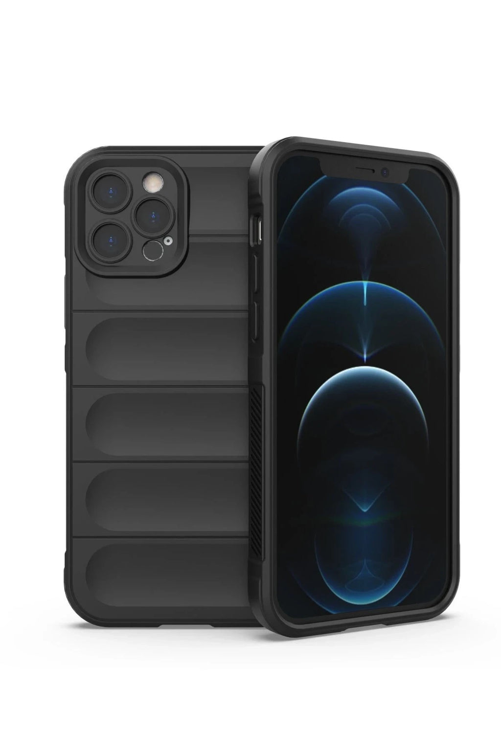 Mey İthalat® iPhone 12 Pro Kılıf Optimum Silikon - Siyah