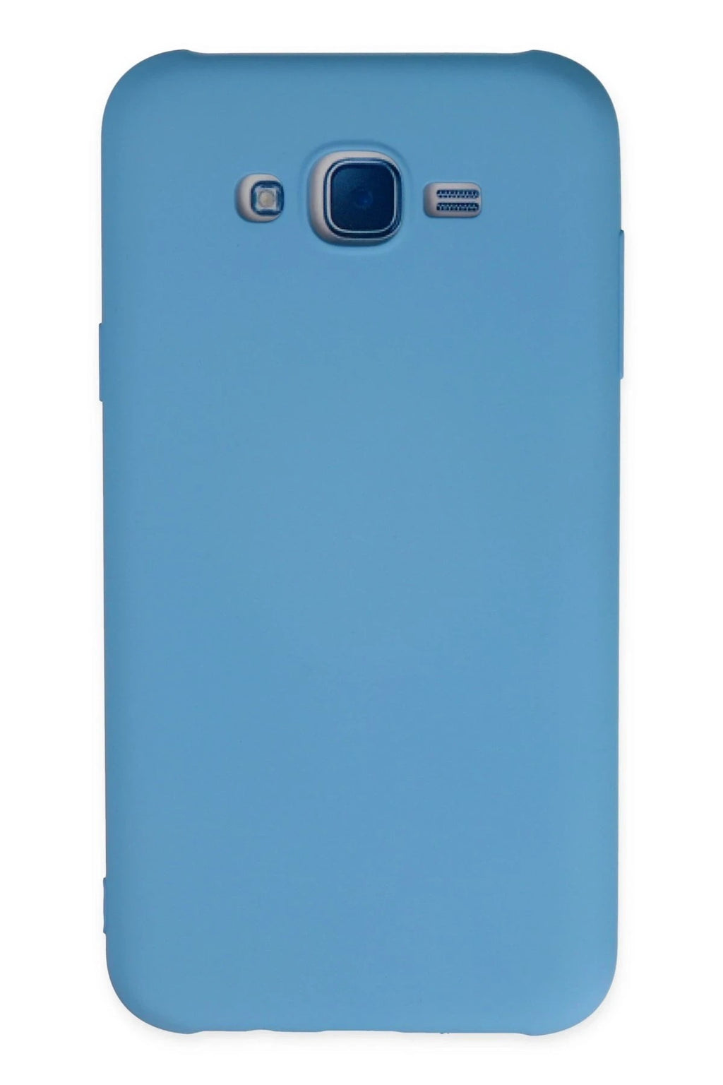 Mey İthalat® Samsung Galaxy J7 Kılıf Nano içi Kadife Silikon - Mavi